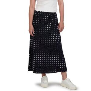 Aeropostale Women's Maxi Polka Dot Slip Skirt